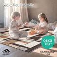 thumbnail image 4 of ODIKA 4'x6' Machine Washable Non-Slip Area Rug, Abstract Geometric Patterned Modern Design for Stylish Spaces High Traffic Rug, Beige, 122556, 4 of 7