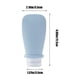 thumbnail image 3 of Fiudx Botella de Champú de Viaje, Diseño Portátil de Silicona Suave, Tapa Abatible Fácil de Apretar, Accesorio de Viaje a Prueba de Fugas, Uso Versátil para Líquidos, Tamaño Compacto de 90 Ml, Varios, 3 of 6