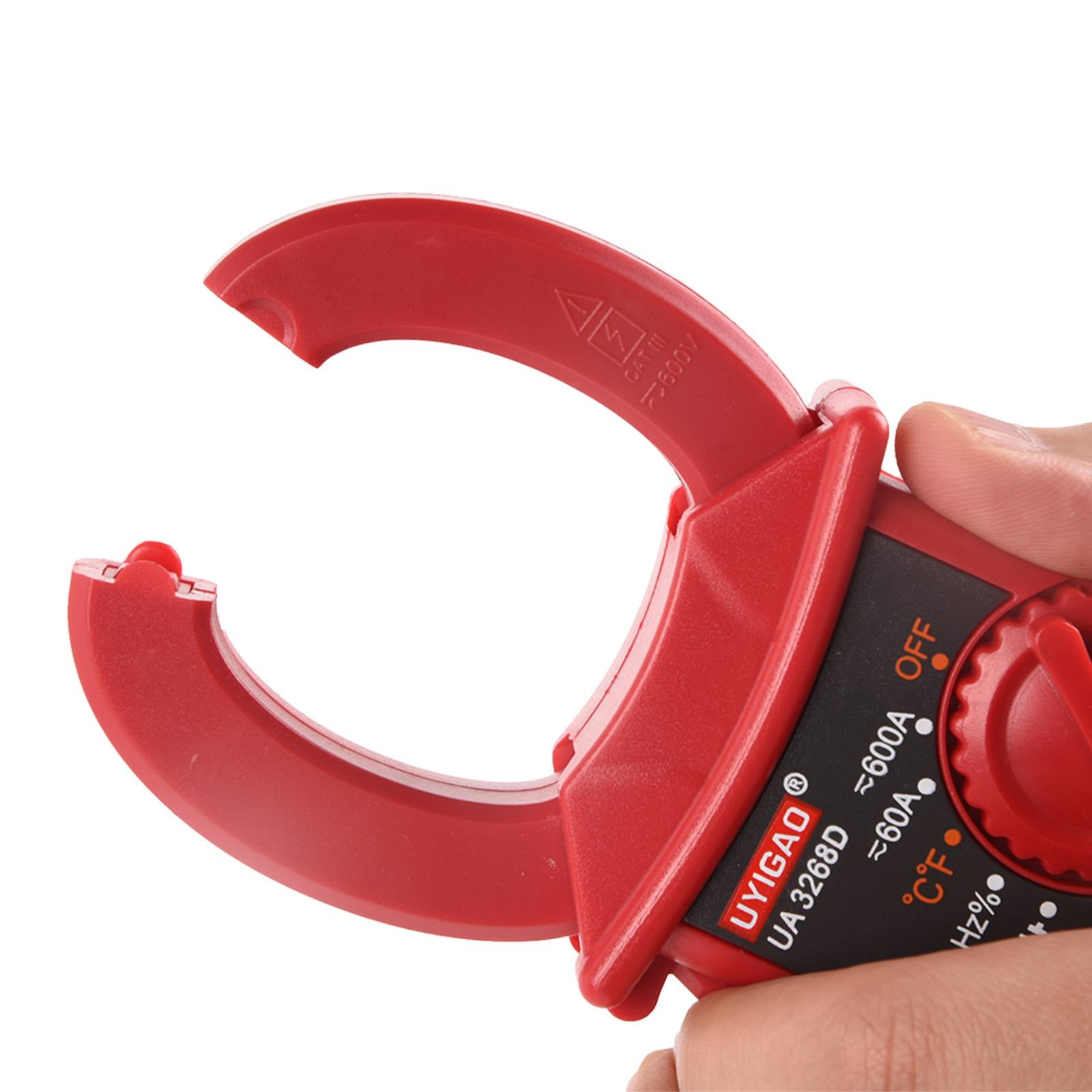 DAWOT Digital Clamp Meter TRMS 6000 Counts, Clamp Multimeter AC/DC Voltage Clamp Meter 600A AC/DC Current Meter Auto-ranging Measures Resistance, Capacitance, Temperature, Diodes, Continuity