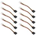 thumbnail image 3 of Splitter 10 PCS Cables Big 4Pin A 15 PIN IDESATA Conversión de potencia Potencia Divisor para proporcionar Energía, 3 of 7
