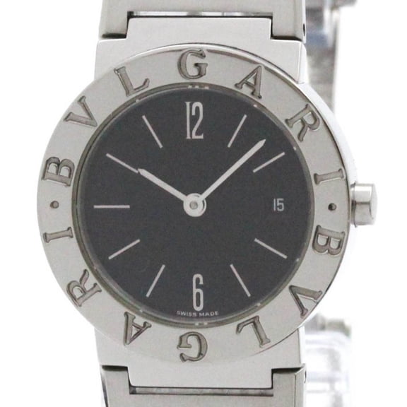 Pre-Owned BVLGARI BVLGARI-BVLGARI Steel Quartz Ladies Watch BB26SSD