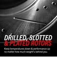 thumbnail image 3 of Power Stop Brake Rotor AR85212XPR Evolution Series; Drilled And Slotted; One Piece Design With Hat; Wheel Bolt Pattern 5 x 108 Millimeter; Front; Silver Zinc Plated Cast Iron; Set Of 2, 3 of 4