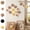#1-Beige【10x Decorative Flowers】, variant on 10PCS Woven Daisies Artificial Flowers, Handmade Plastic Floral Ornaments, Diy Wall Decor & Gift Wrapping Accents, Holiday Craft Supplies, Topliu