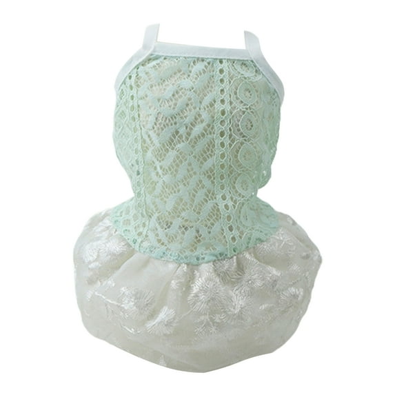 Pet Dress Lace Sling Elastic Hemming - Summer Small Dog Princess Cosplay Costume - for Photograph