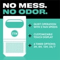 thumbnail image 6 of Electric Fan Insect Trap Starter Kit - 1 Unit + 5 Glue Traps: Non - Toxic, Safe for Kids & Pets, Indoor Use, 6 of 9