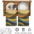 thumbnail image 5 of Vintage Green Yellow Kitchen Towels Set of 1, Farmhouse Retro Art Absorbent Dish Towels for Kitchen, Microfiber Hand Towel, Quick Drying Tea Towel for Cleaning Decorative Dishcloths, 5 of 7