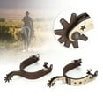 thumbnail image 4 of Boot Spurs,Low Carbon Steel Hand Horse Boot Spurs Cowboy Spurs Unparalleled Experience, 4 of 13