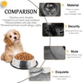 thumbnail image 5 of Hamiledyi Stainless Steel Dog Cat Bowl with Rubber Base 4 Pack Pet Feeder and Water Bowls Stackable Non-Slip Puppy Dishes for Small Medium Animals Kitten Rabbit, 5 of 6