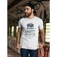 thumbnail image 2 of Smartprints Mens Graphic Tee - American Bison Yellowstone - Regular Fit 100% Cotton, 2 of 4
