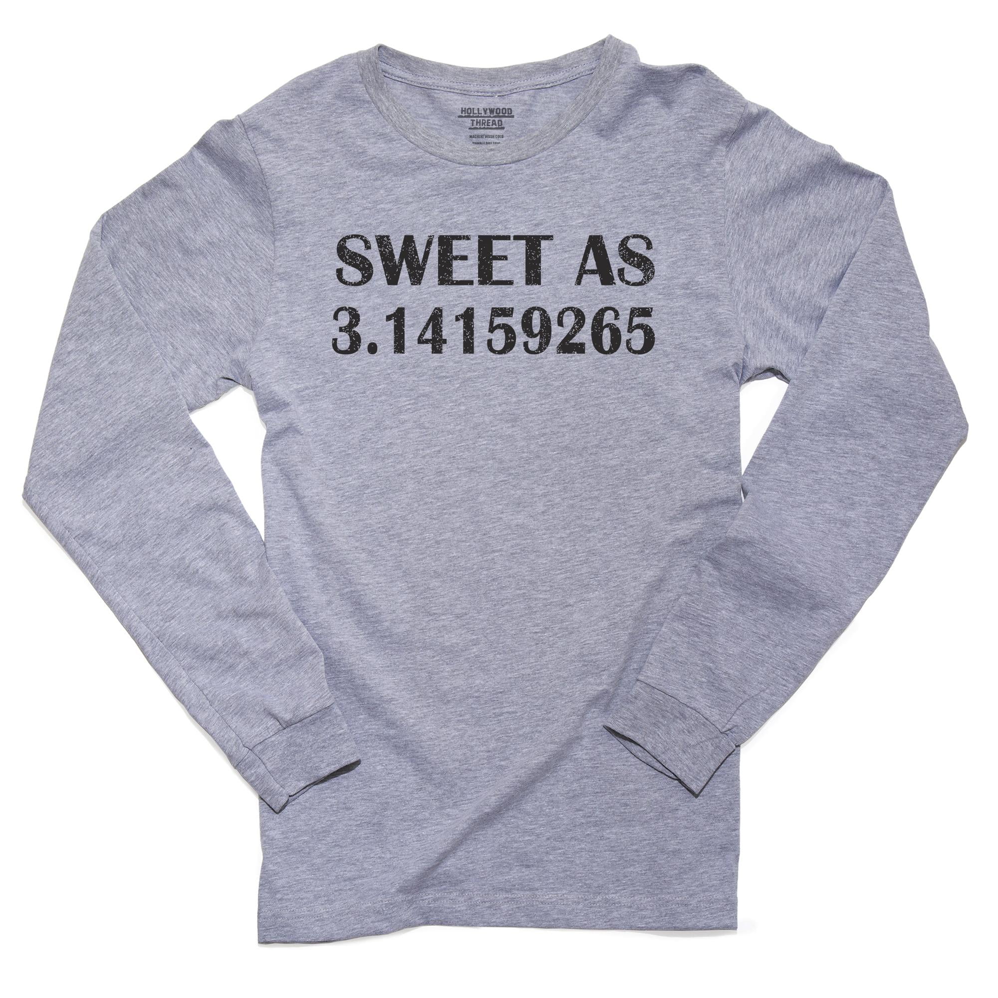 Hollywood Thread Sweet As 3 Pi Day Support Men S Long Sleeve Grey T Shirt Walmart Com Walmart Com Hollywood Thread Sweet As 3 Pi Day Support Men S Long Sleeve Grey T Shirt Walmart Com Walmart Com