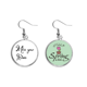 thumbnail image 1 of Extraño tus besos cita handwrite Colgante decorativo temporada pendientes de primavera joyas Unbranded M, 1 of 3