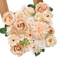 thumbnail image 1 of Set de Flores Artificiales en Caja Combo Serwalin Color Champán, 1 of 8