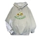 thumbnail image 1 of Gibobby Sudadera para mujer, Sudadera básica de manga larga con cordón y bolsillos para mujer(Gris,M), 1 of 3