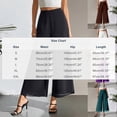 thumbnail image 3 of ClodeEU Women Elastic Waist Chiffon Cropped Pants,Summer Solid Casual Loose Pant ,Women's Plus XXL, 3 of 6