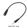 thumbnail image 5 of YIEMEEN 3.5mm Aux Cable Female to 2.5mm Jack Male AUX Audio Stereo Headphone Cable 3.5 mm Aux Audio Cable Cord, 5 of 15