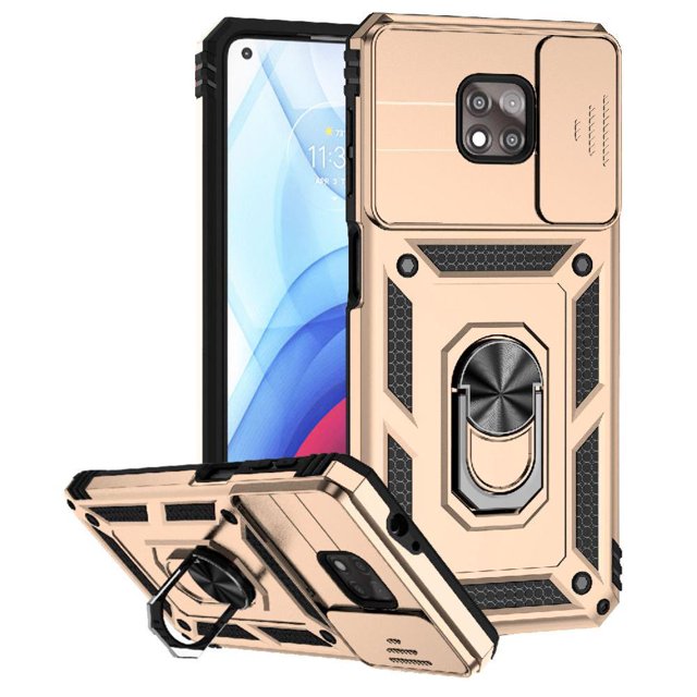 Estuche GANGXUN para Motorola Moto G Power 2021, soporte giratorio 360°, estilo mecánico y magnético