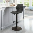thumbnail image 6 of ZUO Seth Bar Chair Vintage Black & Dark Bronze, 6 of 13