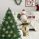 thumbnail image 3 of Set de adornos de copos de nieve de Navidad Pack de 12 | Decoraciones de árbol de plástico hueco de 10 cm • Efecto de purpurina • Colgante navideño blanco • Decoración navideña duradera y ligera, 3 of 6