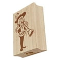 thumbnail image 1 of Piper Piping Musician Bard Troubadour 12 Days of Christmas Rectangle Rubber Stamp Stamping Scrapbooking Crafting - Large 2.5in, 1 of 7