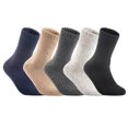 thumbnail image 2 of Lian LifeStyle Women's 3 Pairs Extra Thick Wool Boot Socks Crew Plain Size 6-10 Assorted LK1602, 2 of 4