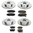 thumbnail image 3 of PowerStop Front and Rear Z23 Evolution Sport Carbon-Fiber Ceramic Brake Pad and Drilled & Slotted Rotor Kit Fits: HONDA Select Models K2385, 3 of 10