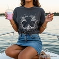 thumbnail image 6 of Splatter Shamrock Silhouette St Patrick&rsquo;s Day T-Shirt, Retro Lucky Clover Tee, 6 of 8