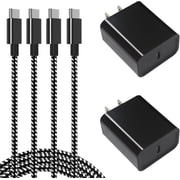 TYPPKMM Super Fast Charger USB C, 2Pack PPS Type C Charging Block with 6FT USB-C Phone Cable for Samsung Galaxy S25 +/Ultra /S24 S23 S22 +/Ultra/ S21 S20/Tab S9, iPhone 17/16/15
