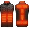 thumbnail image 1 of Msbd Chaqueta Térmica Hombres Mujeres, Chaleco Térmico Eléctrico USB, Chaqueta Lavable Impermeable De Invierno para Hombres, Chaqueta Térmica 3 Configuraciones De Calor para Motoci, 1 of 5