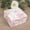 White and Pink, variant on Balsa Circle 25 pcs Pink 4x4 in Floral Printed Square Gift Boxes Party Favor Holders Wedding Events Reception Decorations Supplies