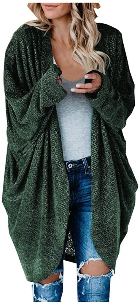 Knitted Slouchy Oversized Wrap Cardigan 
