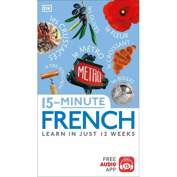 Pre-Owned 15-Minute French (Paperback) 1465462945 9781465462947