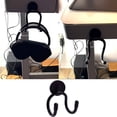 thumbnail image 3 of AUXPhome Soporte magnético para auriculares de hasta 1 kg (2 libras), soporte ajustable para auriculares, soporte para colgar auriculares, gancho para auriculares para ordenador/juegos, auriculares, s, 3 of 5