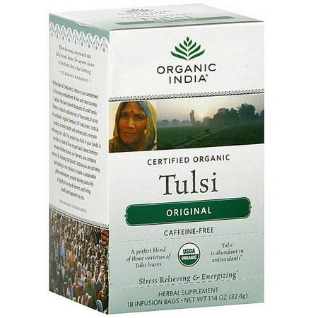 Organic India Tulsi Original Bags, 18ct (Pack of 6)
