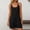 Black, variant on IROINNID Solid Color Jumpsuits for Women Summer Casual Short Jumpsuit Shorts Sleeveless Overalls Wide Leg Romper Shorts with Pockets(Hot Pink,XL)