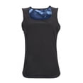 thumbnail image 4 of Chaleco moldeador de sudor para hombre, ropa interior moldeadora de secado rápido para fitness, sauna y entrenamiento, tallas S/M, 4 of 14