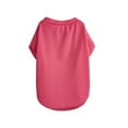thumbnail image 6 of Soft Cotton Dog T-Shirt for Small and Medium Pets, Breathable Lightweight Pet Clothing, Comfortable Puppy Apparel, Machine Washable, Easy Fit Design ,Hot Pink M, 6 of 6