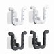 thumbnail image 1 of 4PCS Wall Mounted Shoe Rack, Slipper Holder Slippers Organizer Self Adhesive Shoe Rack for Door Clos, 1 of 5