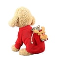 thumbnail image 4 of RV Ropa para mascotas Ropa navideña para perros Gato Otoño e invierno Cálido suéter de lana Elk (L) brillar  Electrónica, 4 of 5