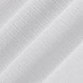 thumbnail image 3 of No. 918 Anders 2-pack Faux Linen 3-in-1 Versatile Hanging Semi-Sheer Back Tab/Rod Pocket Curtain Panel Pair with Ring Clips, White, 37"W x 84"L (2 Panels), 3 of 8