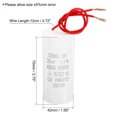 thumbnail image 2 of Uxcell CBB60 30uF Running Capacitor,AC 450V 50/60Hz with 2 Wires 12cm for Water Pump, 2 of 5