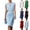 Style1-Light Blue dresses for women, variant on Dresses for Women Plus Size Elegant Sleeveless Dress Keyhole Ruched Business Bodycon Midi Dress Casual Cocktail Party Office Work Outfit Dark Blue S