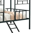 thumbnail image 4 of Furniture of America Trusten Kids House Design Black Twin Loft Bed, 4 of 5