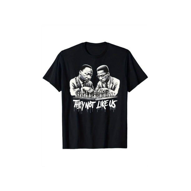 oversized tshirt women unisex 100% Cotton T-Shirt - "They Not Like us" Graphic Design, Black with White Print, S-XXXL, Perfect for outdoor, Casual, and Casual attire