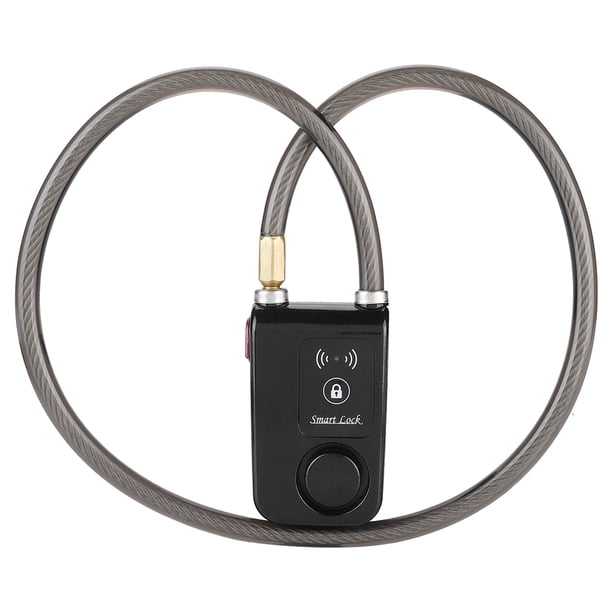Candado para bicicleta Jadeshay inteligente sin llave con alarma Bluetooth 80 cm