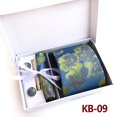 thumbnail image 1 of Conjunto de corbatas para hombre, caja de regalo, corbata de seda, 8CM, pañuelo, gemelos, Clip de corbata, Paisley, flor, rayas, moda, fiesta de negocios de lujo, Gravatas yaoshenbao CONDUJO, 1 of 2