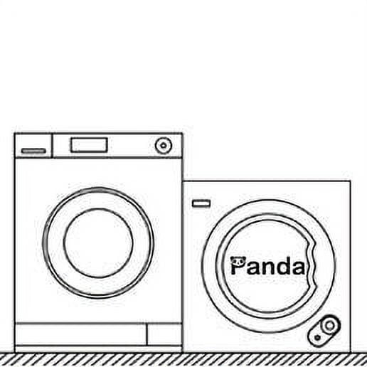 Panda 2.65 cu.ft Compact Laundry Dryer - High End Intelligent Humidity  Sensor Dry, White