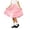 00-Pink11, variant on Lullu Girls School Uniform A-Line Skater Skort High Rise Flowy Skirt with Built-in Shorts, Beige