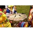 thumbnail image 2 of Indians around Drum Pow Wall Mural Decal by Wallmonkeys Vinyl Peel and Stick Graphic (24 in W x 16 in H), 2 of 4
