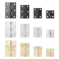 thumbnail image 2 of 2pcs Stainless Steel Hinge 270 Degree Folding Black Small Hinges Cabinet Door Hinges for Kitchen Cupboard Wooden Box Furniture, 2 of 10