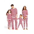 thumbnail image 1 of Conjuntos navideños para padres e hijos más vendidos, conjunto exclusivo con estampado de rayas rojas y blancas, 2025, 1 of 5